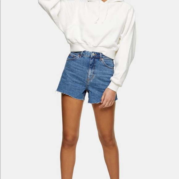 Top Shop- Premium Mom Shorts NWT - Picture 1 of 9